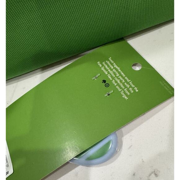 Kate Spade x Target Heart Blue/Green Coin Purse Keychain Bag Charm - Picture 2 of 4